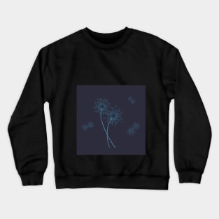 Dandelions in the wind Crewneck Sweatshirt